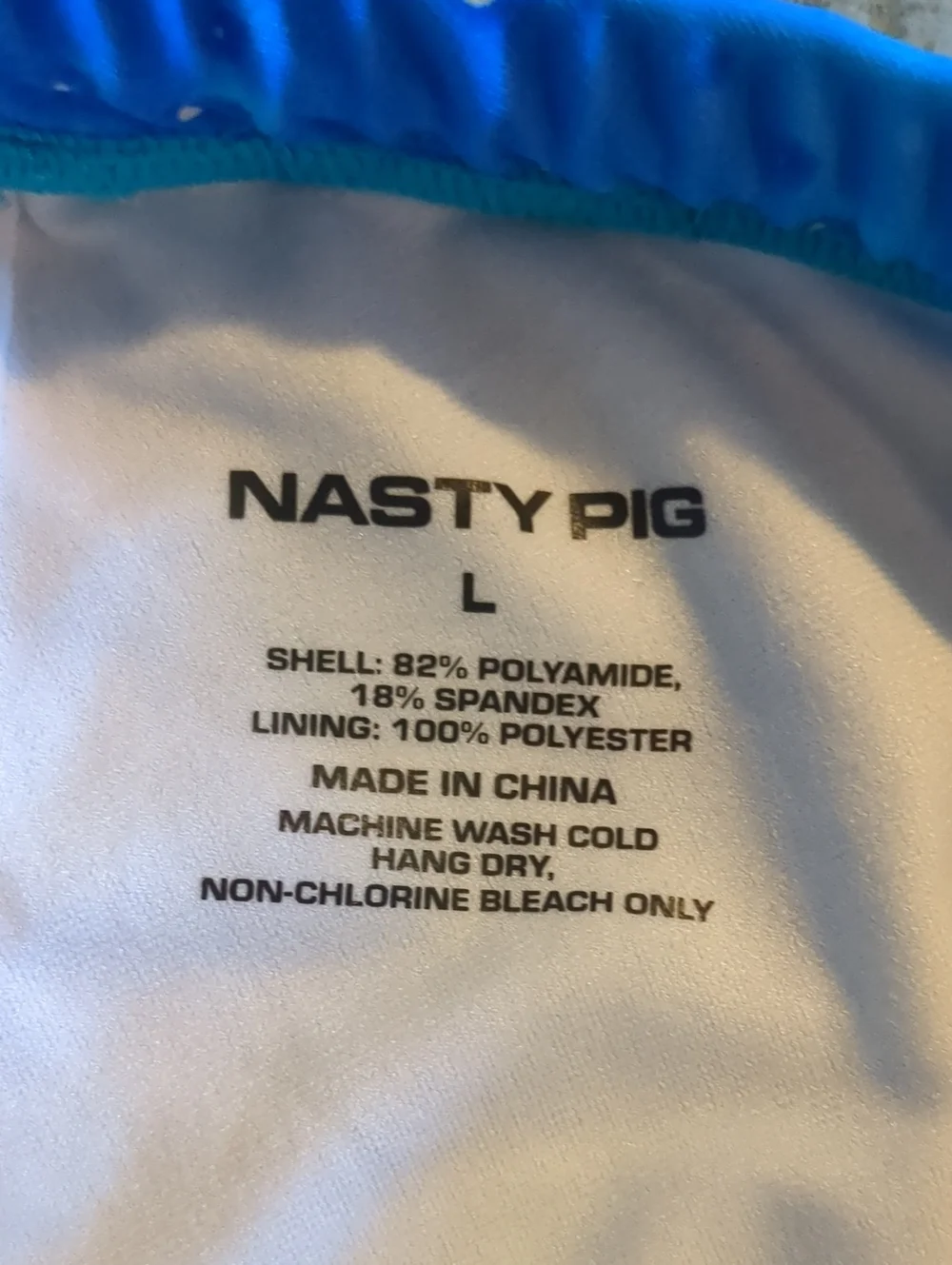 Nasty Pig Water Droplet Bubble Graphic Swim Briefs Low Rise Square Cut L